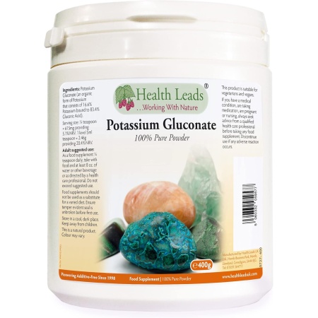Health Leads, Potassium Gluconate Powder, 400g