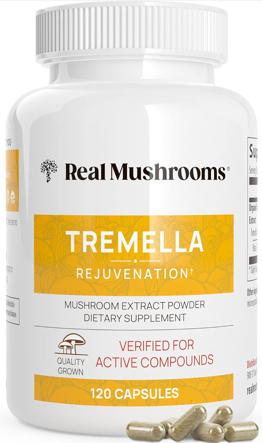 Real Mushrooms Tremella Mushroom, 120 CapsulesReal Mushrooms Tremella Mushroom, 120 Capsules