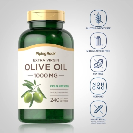 Piping Rock, Olive Oil 1000mg, Features