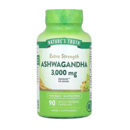 Nature's Truth, Ashwagandha Extra Strength 3,000 mg, 90 Quick Release Capsules