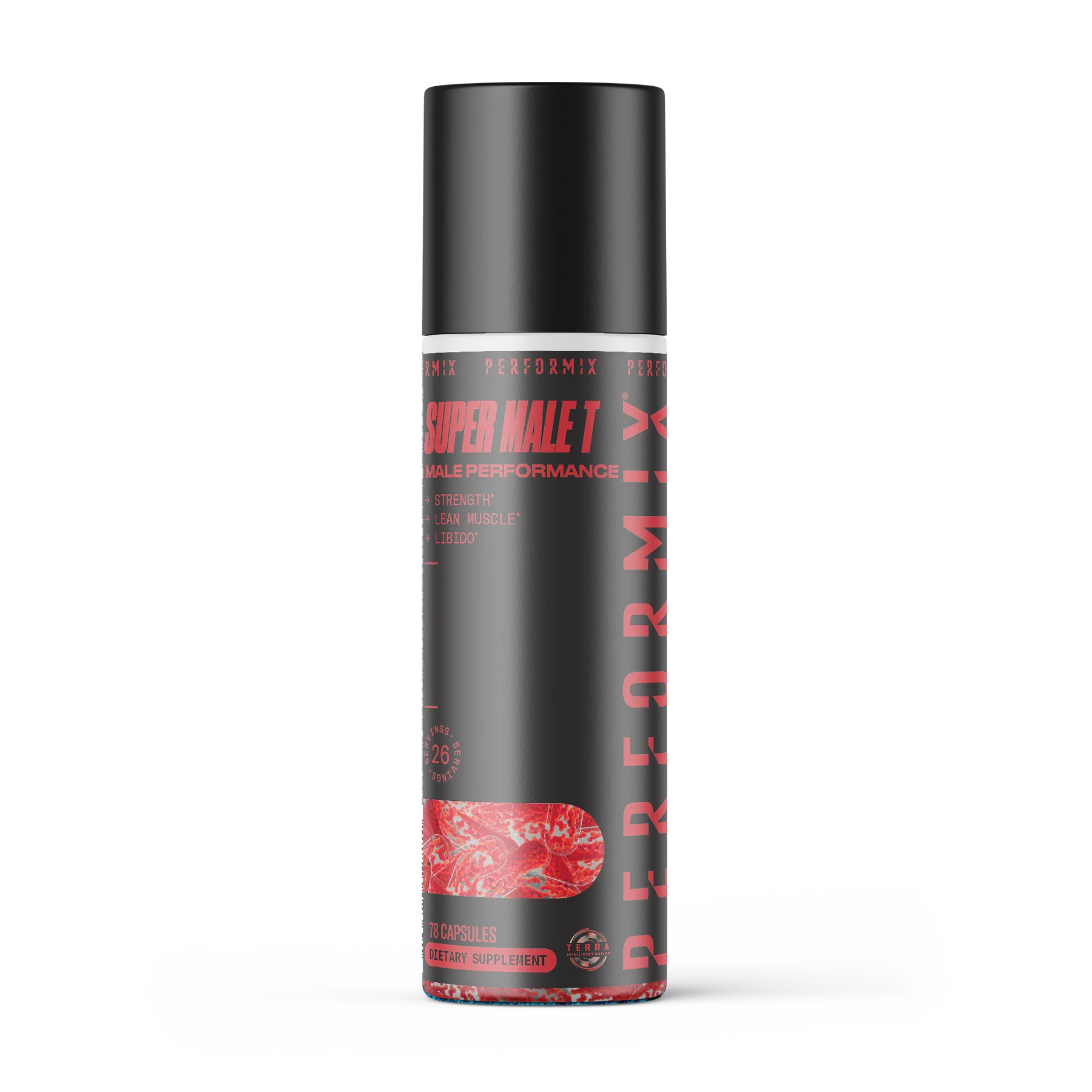 Performix Super Male T: Premium Natural Testosterone Support | 78 Capsules