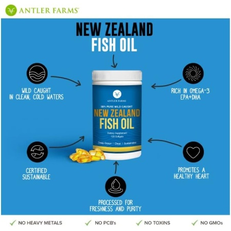 Antler Farms New Zealand Fish Oil, Features