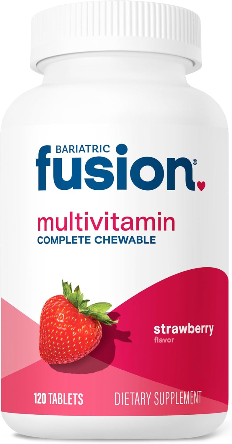 Bariatric Fusion, Complete Multivitamin Strawberry Flavor, 120 Chewable Tablets