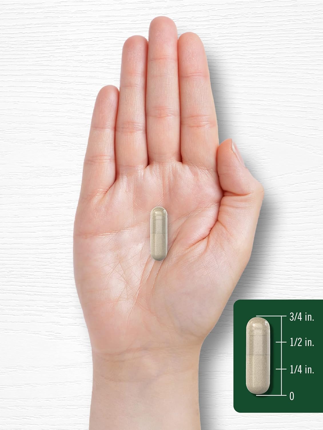 Carlyle Rosemary 1200mg, Capsule Size and Shape