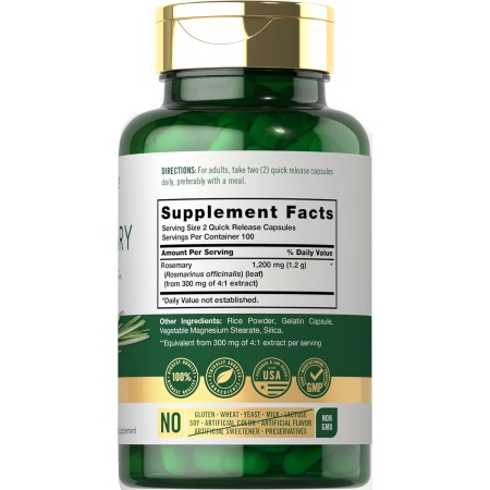 Carlyle Rosemary 1200mg, Ingredients