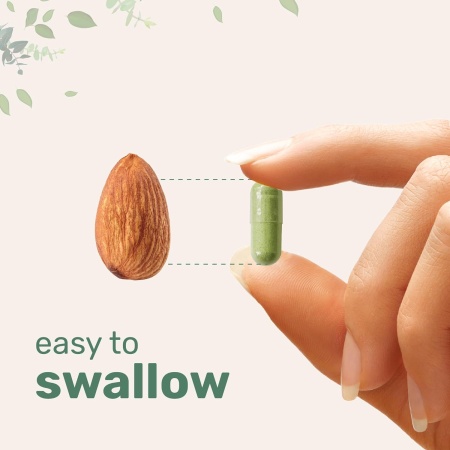 Micro-Ingredients, Moringa Oleifera 6,000mg, Capsule size and shape
