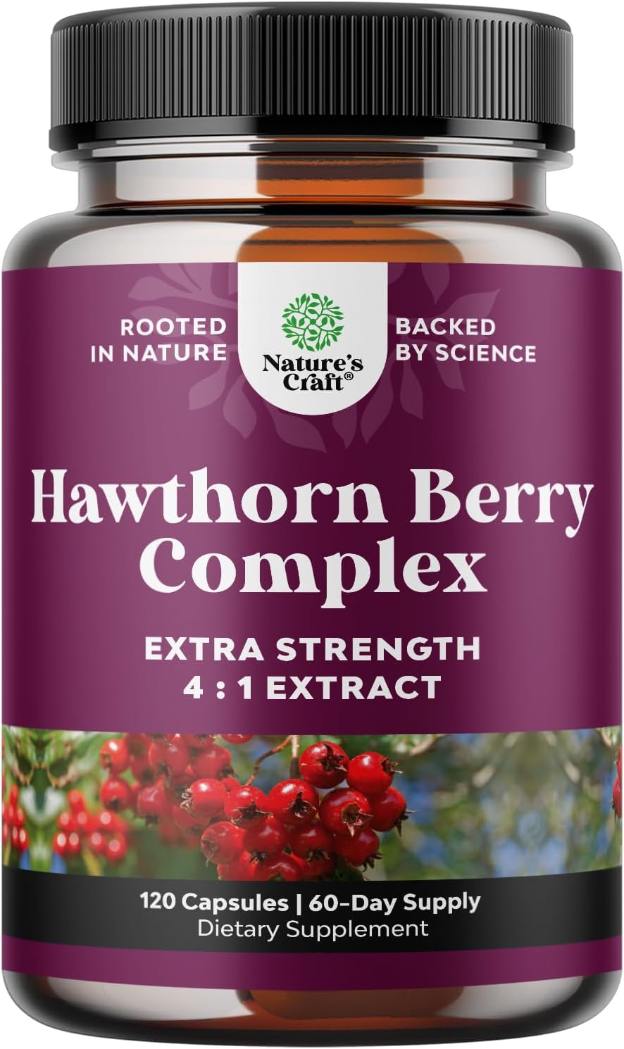 Natures Craft, Hawthorn Berry Complex, 120 Capsules