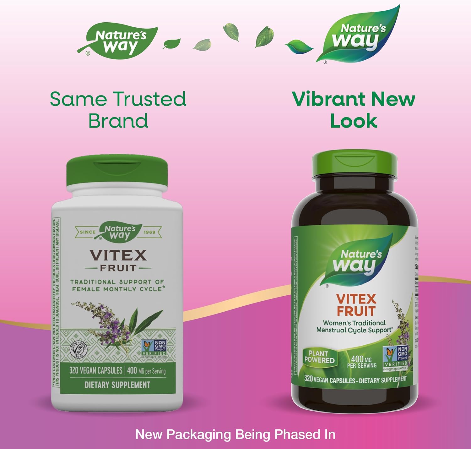 Nature's Way Vitex Fruit, New Shape