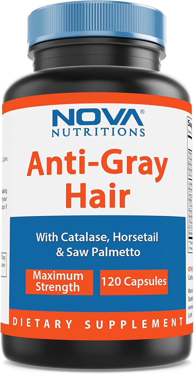 Nova Nutritions, Anti-Gray Hair, 120 Capsules