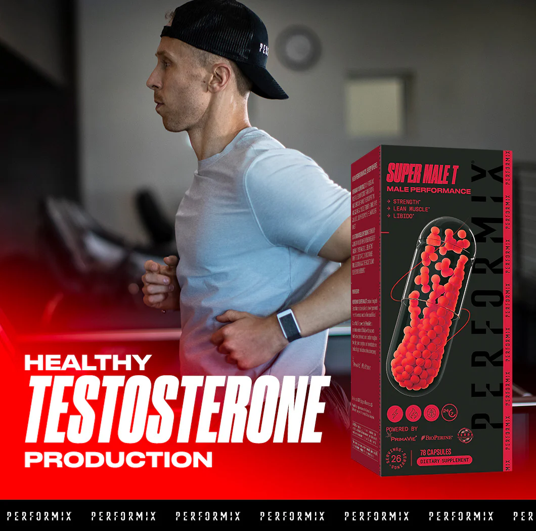 Performix Super Male T: Premium Natural Testosterone Support | 78 Capsules