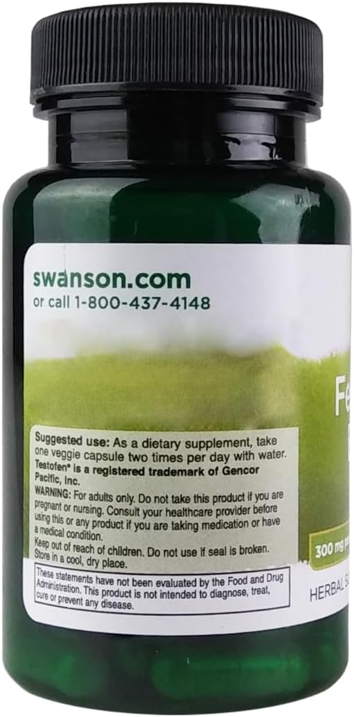 Swanson, Fenugreek Extract 300 mg, dose