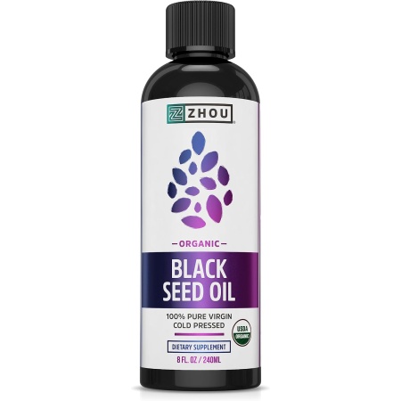Zhou Organic Black Seed Oil, 240 ml