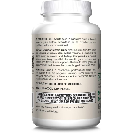 Jarrow Formulas Mastic Gum 1000 mg 120 Capsules