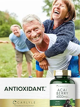 Carlyle Acai Berry Capsules 6000mg | 250 Count - Image 6