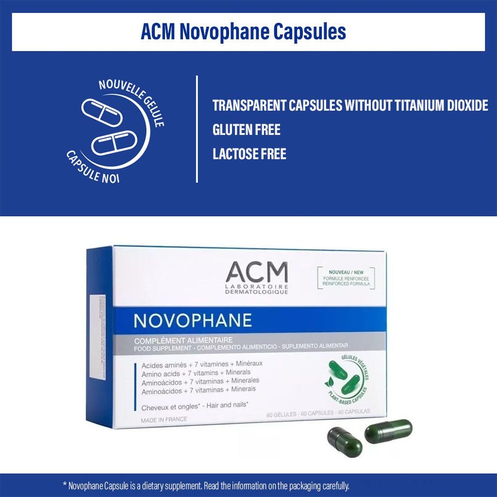ACM Novophane Caps: Hair & Nail Strength Supplement | 60 Capsules - Image 10