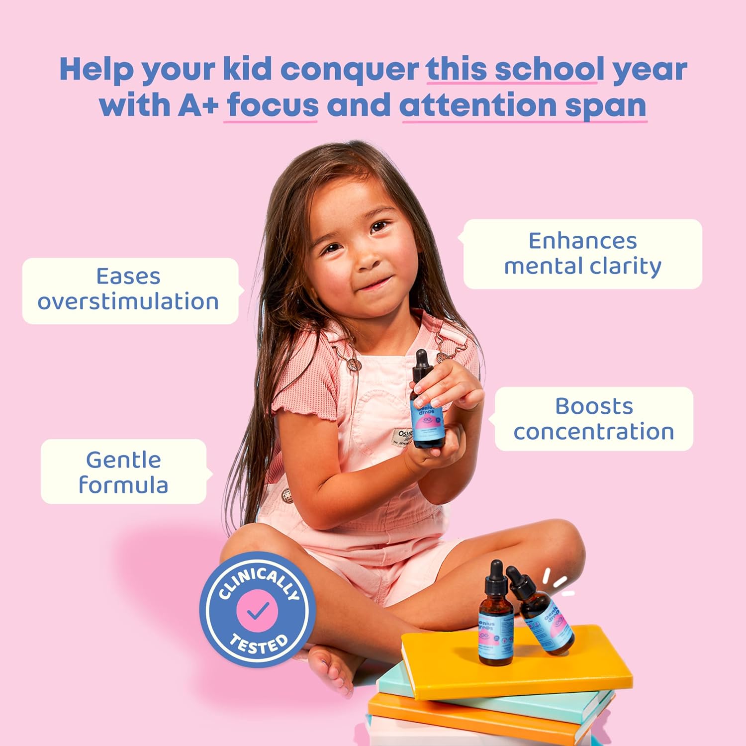 JoySpring Genius Drops: Natural Focus Supplement for Kids | 30 ml - Image 3