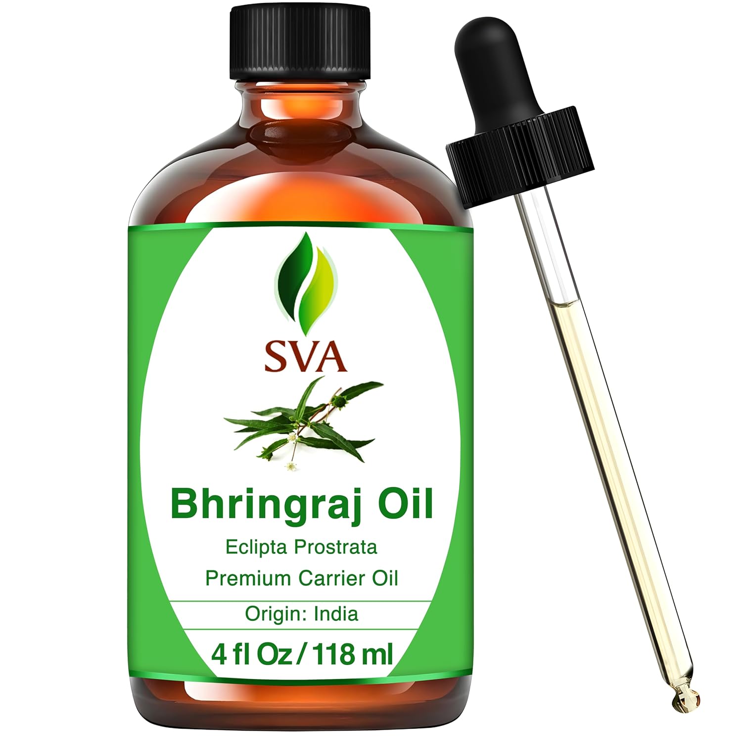 SVA Bhringraj Carrier Oil | Natural Hair & Skin Nourishment | 118 ml