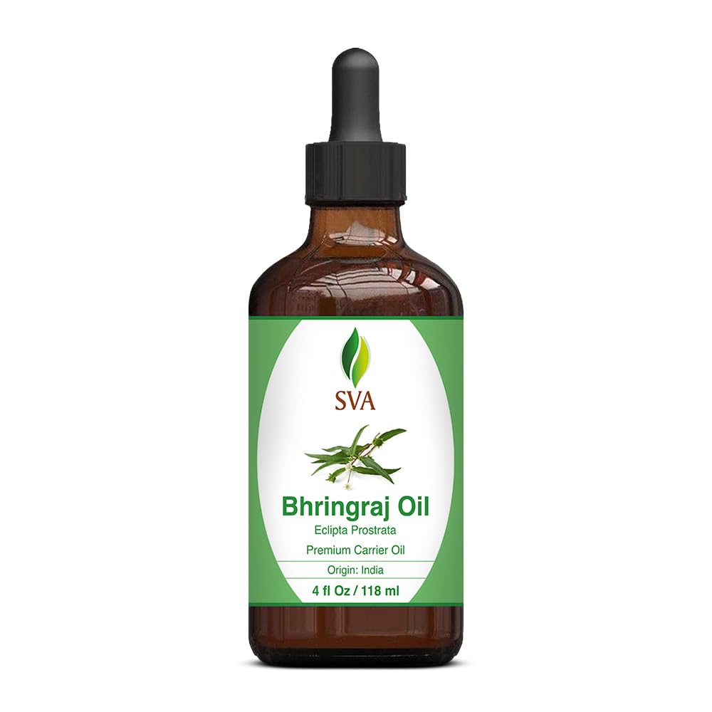 SVA Bhringraj Carrier Oil | Natural Hair & Skin Nourishment | 118 ml - Image 3