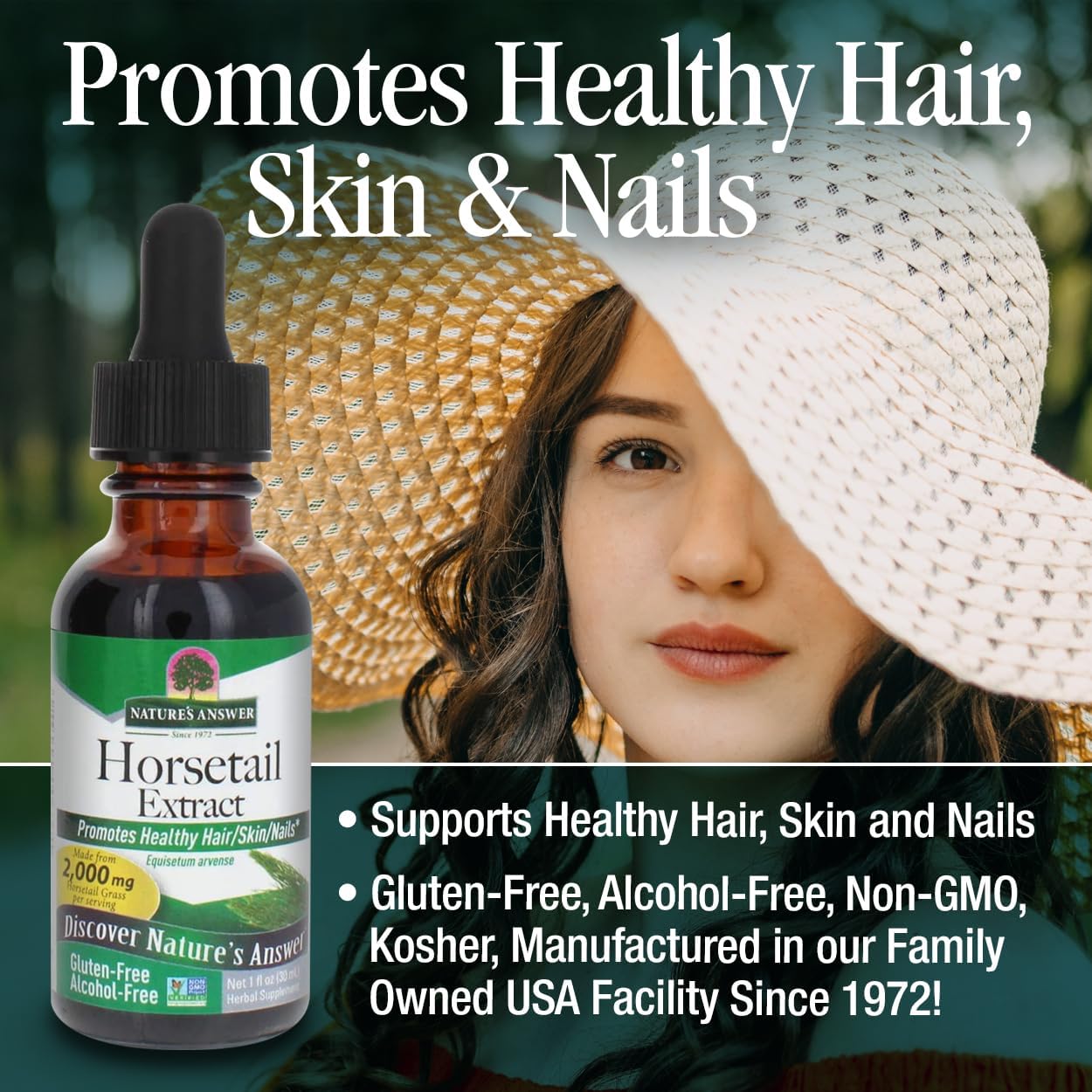 Nature's Answer Alcohol-Free Horsetail Herb Extract Supplement | 30 ml - Image 5