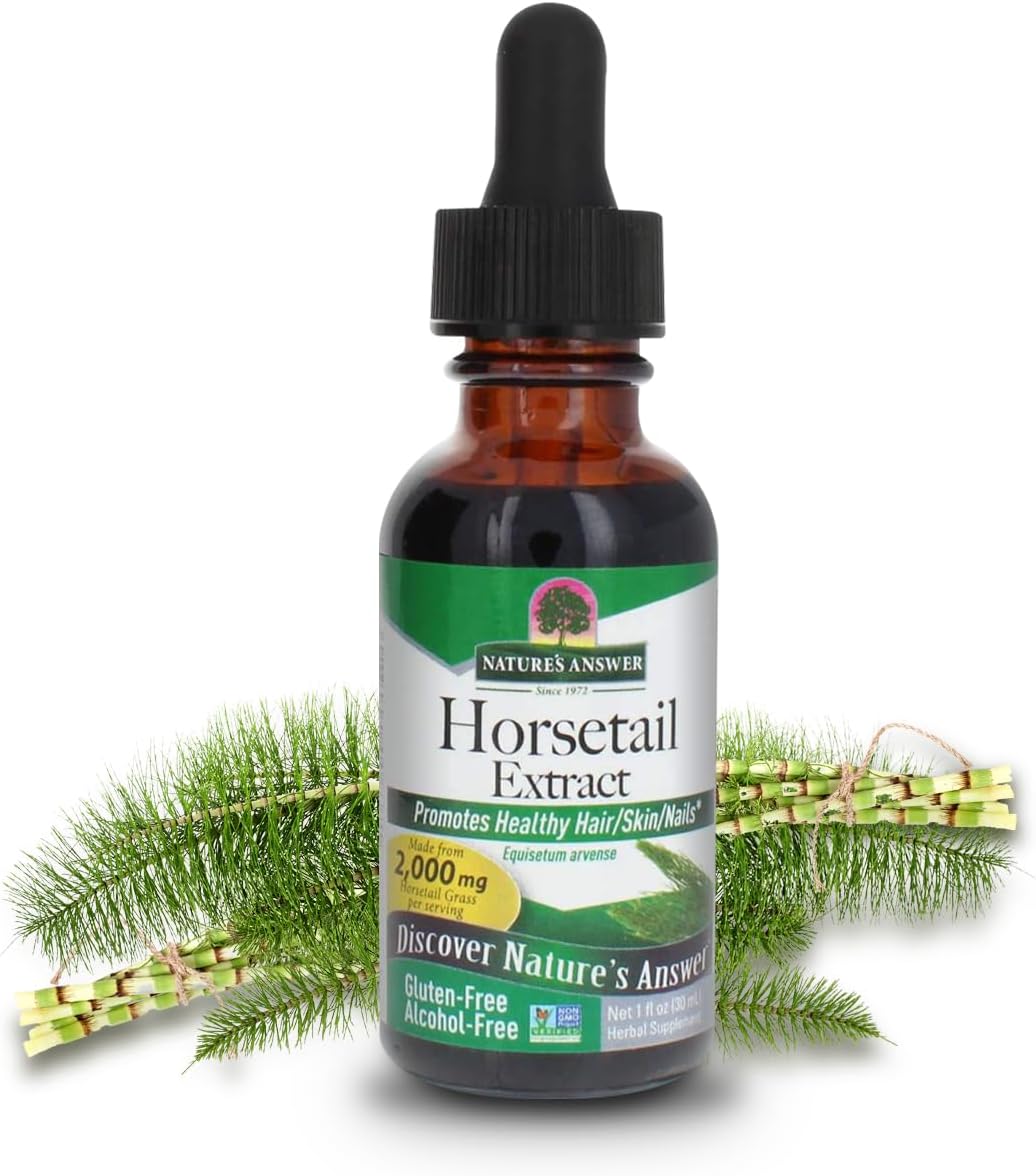Nature's Answer Alcohol-Free Horsetail Herb Extract Supplement | 30 ml