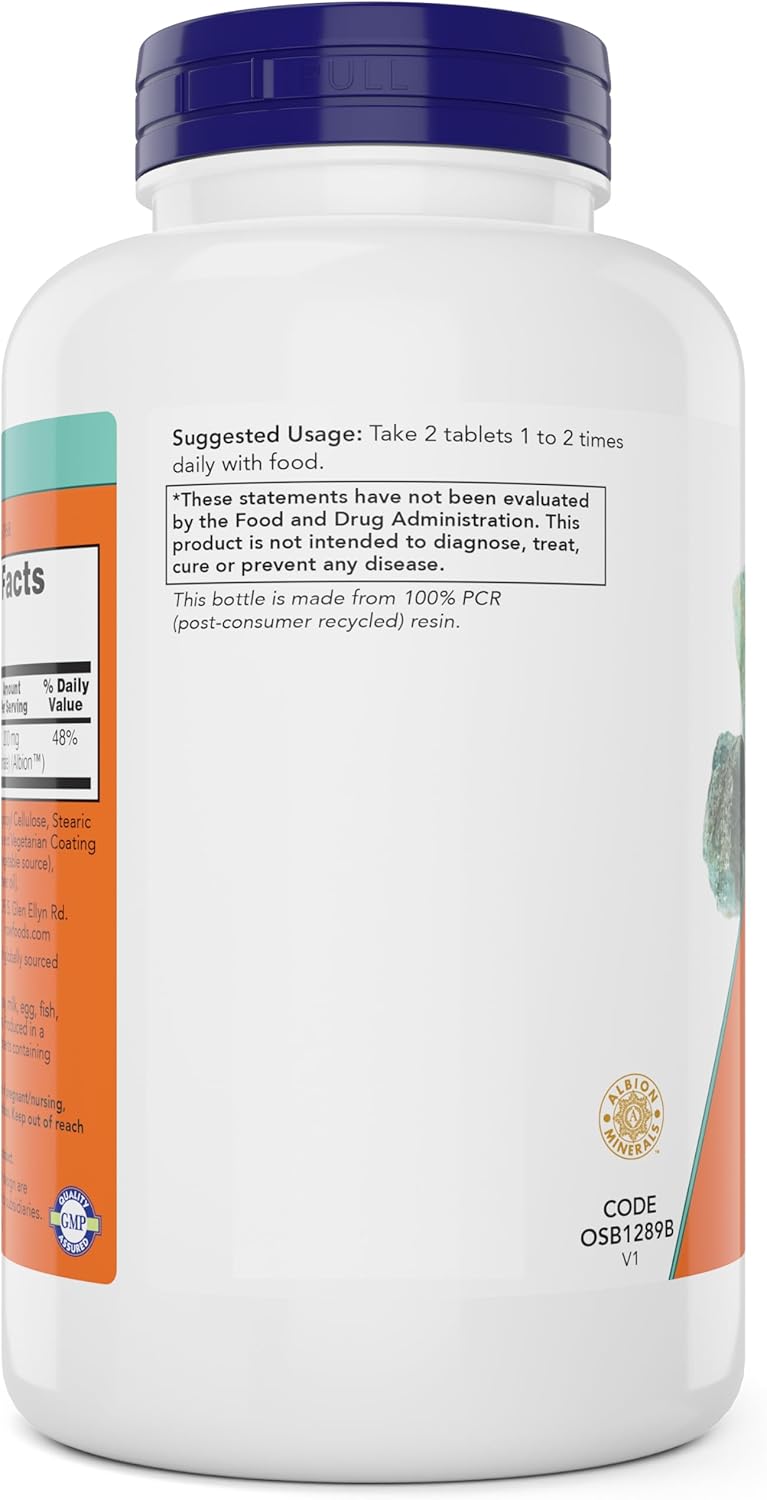 NOW Foods Magnesium Glycinate | Supports Muscle & Nerve Function | 240 Capsules - Image 4
