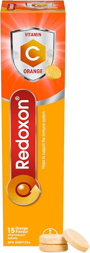 Redoxon Orange Vitamin C Effervescent Tablets | 15 Tablets