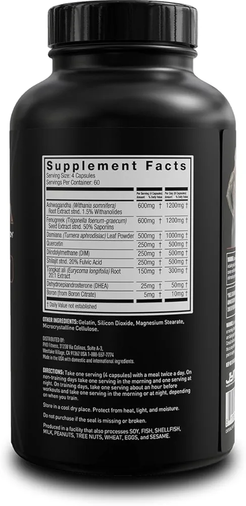 Alpha JYM X Advanced Hormone Optimization | Boost Testosterone & Vitality | 240 Capsules - Image 3