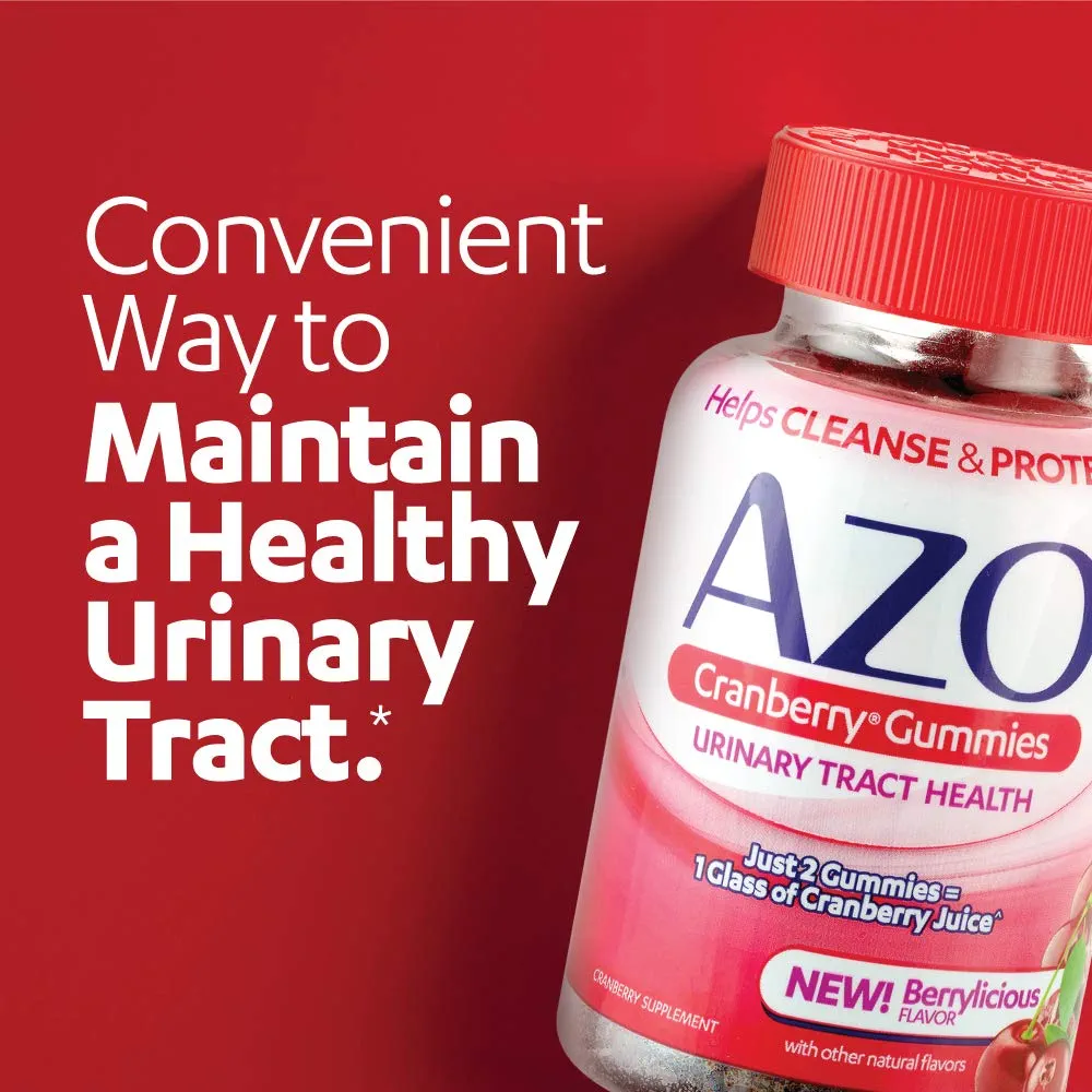 AZO Cranberry Gummies | Urinary Tract Health | 72 Gummies - Image 2
