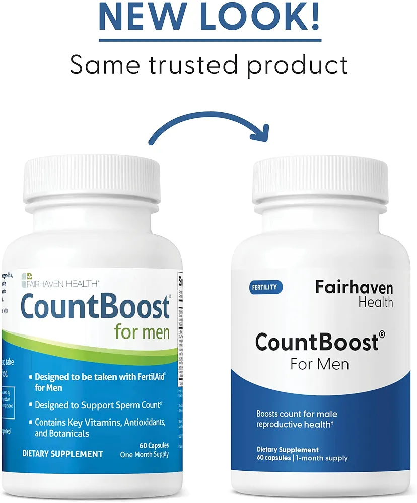 Fairhaven Health CountBoost for Men | Male Fertility & Count Support | 60 Capsules - Image 3