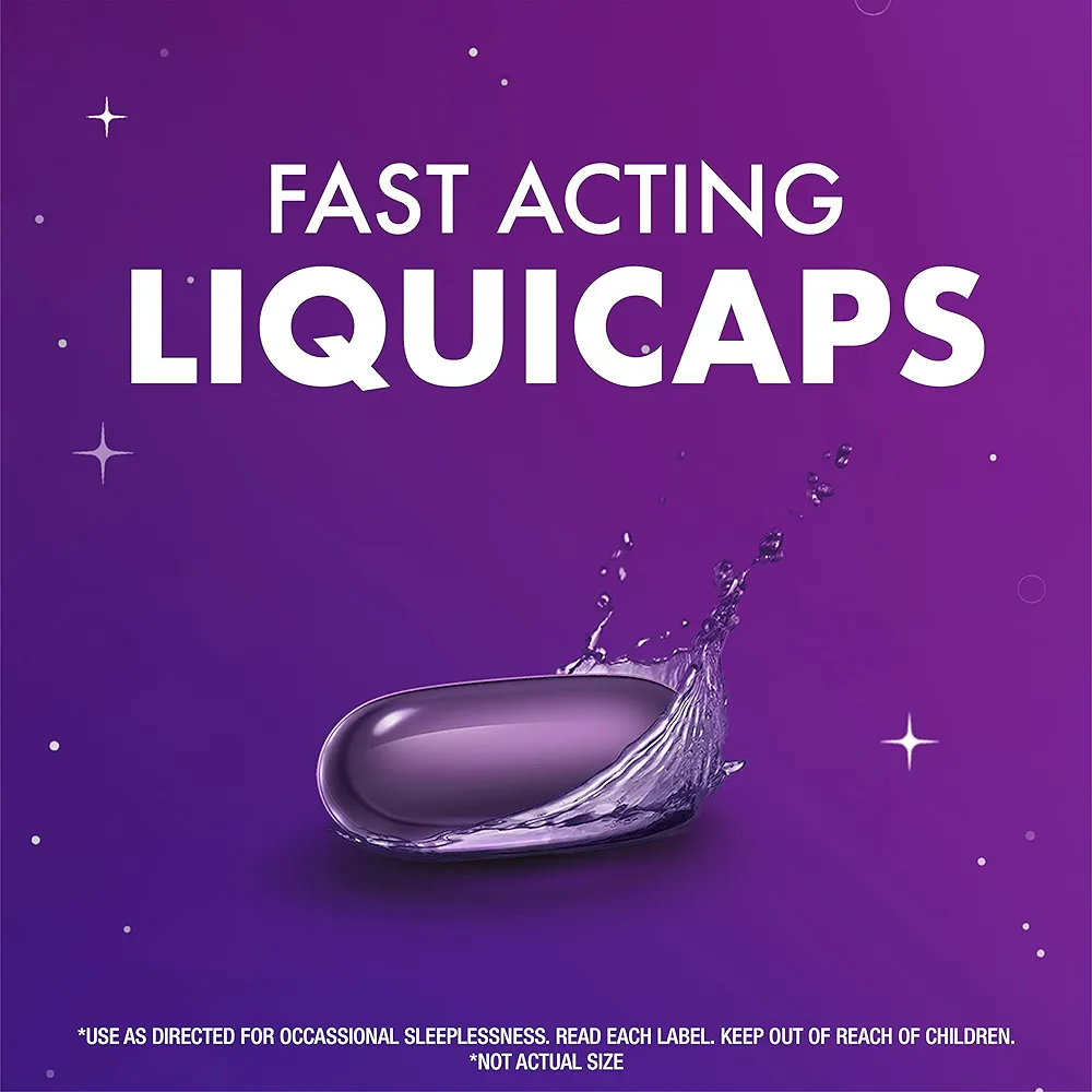 ZzzQuil, Nighttime Sleep Aid LiquiCaps | 72 Capsules - Image 4