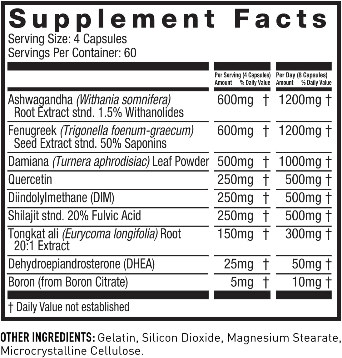 Alpha JYM X Advanced Hormone Optimization | Boost Testosterone & Vitality | 240 Capsules - Image 4