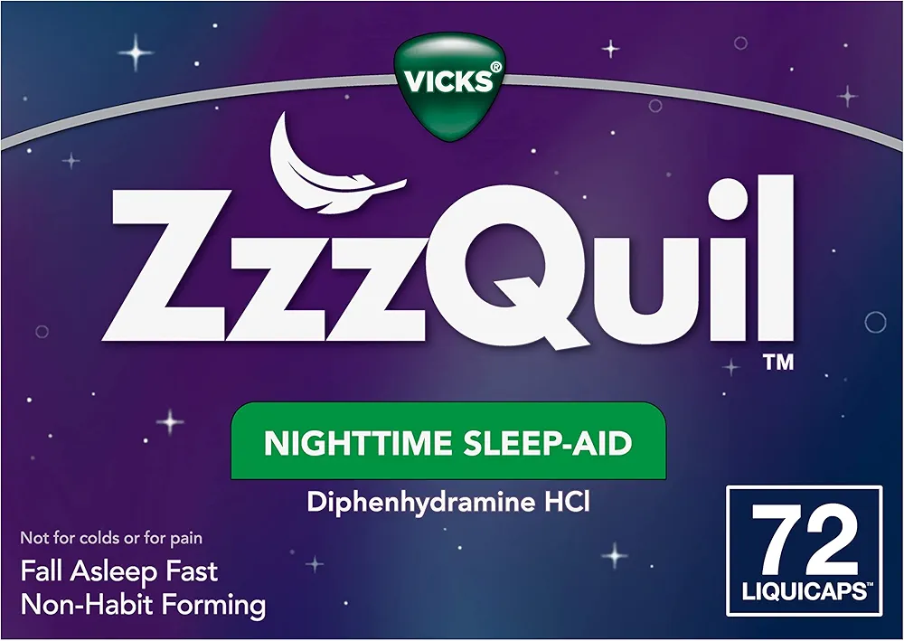 ZzzQuil, Nighttime Sleep Aid LiquiCaps | 72 Capsules