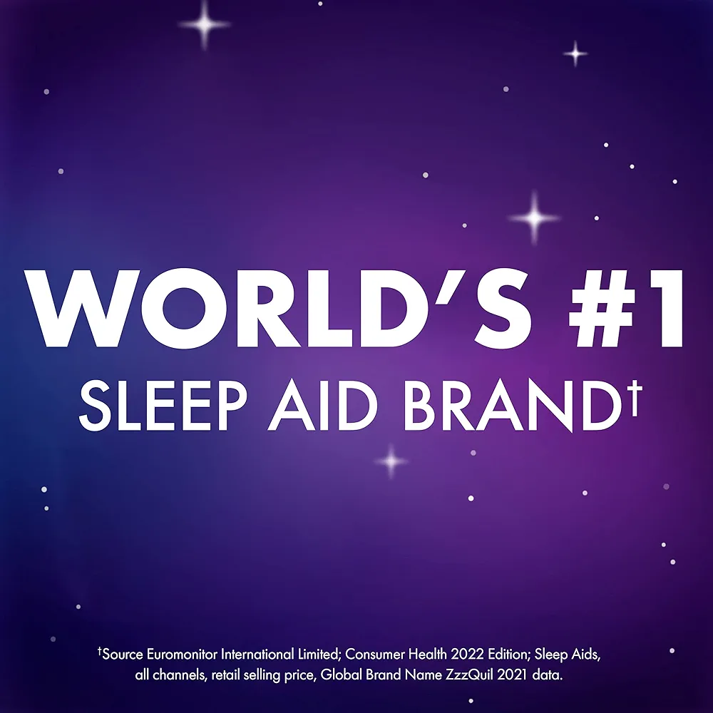 ZzzQuil, Nighttime Sleep Aid LiquiCaps | 72 Capsules - Image 2