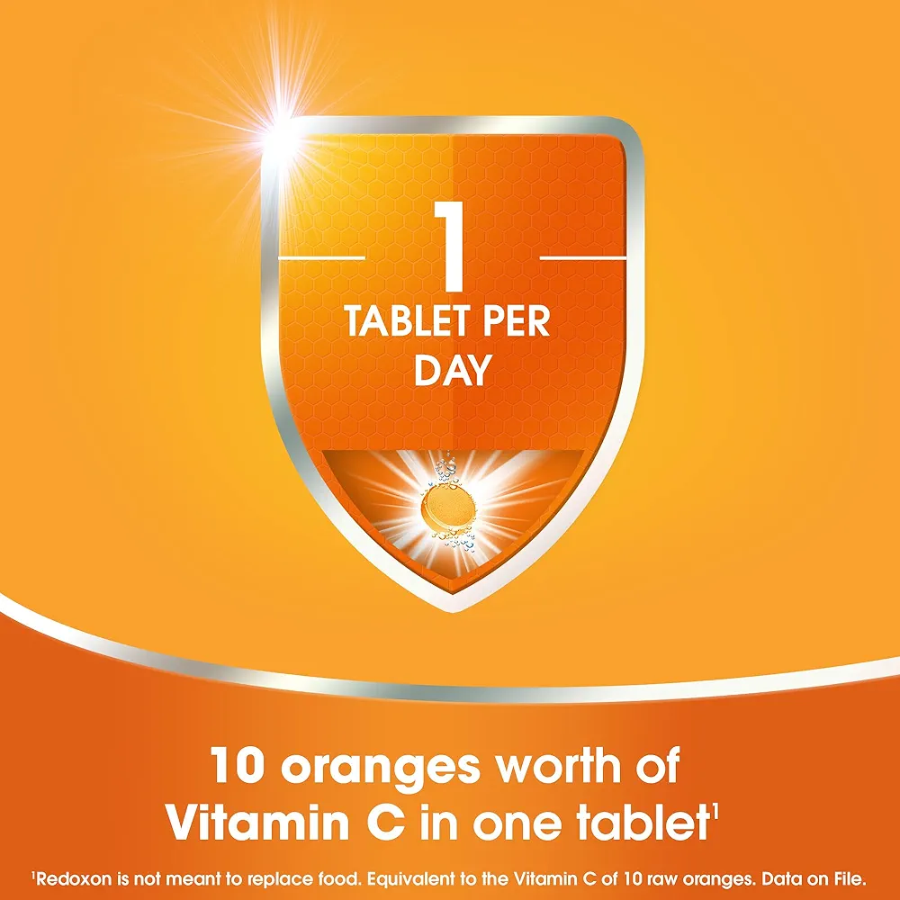Redoxon Orange Vitamin C Effervescent Tablets | 15 Tablets - Image 6
