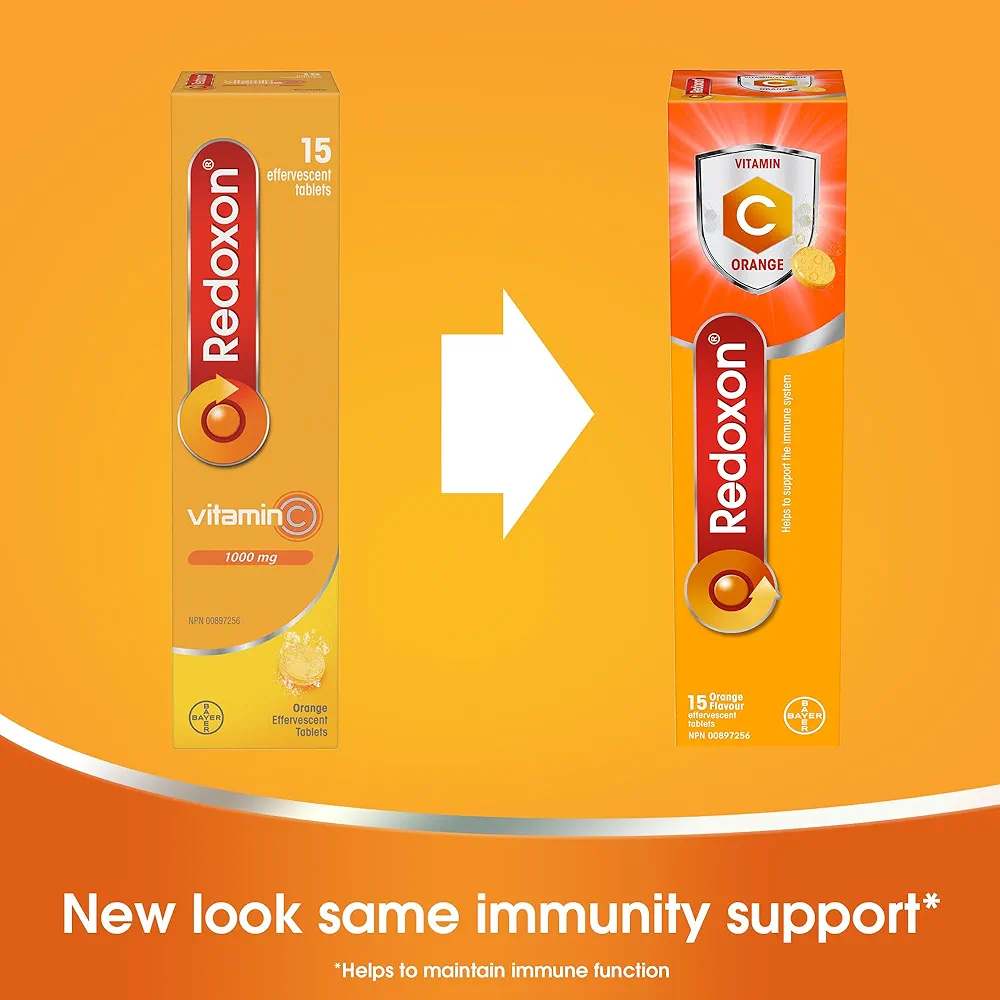 Redoxon Orange Vitamin C Effervescent Tablets | 15 Tablets - Image 2