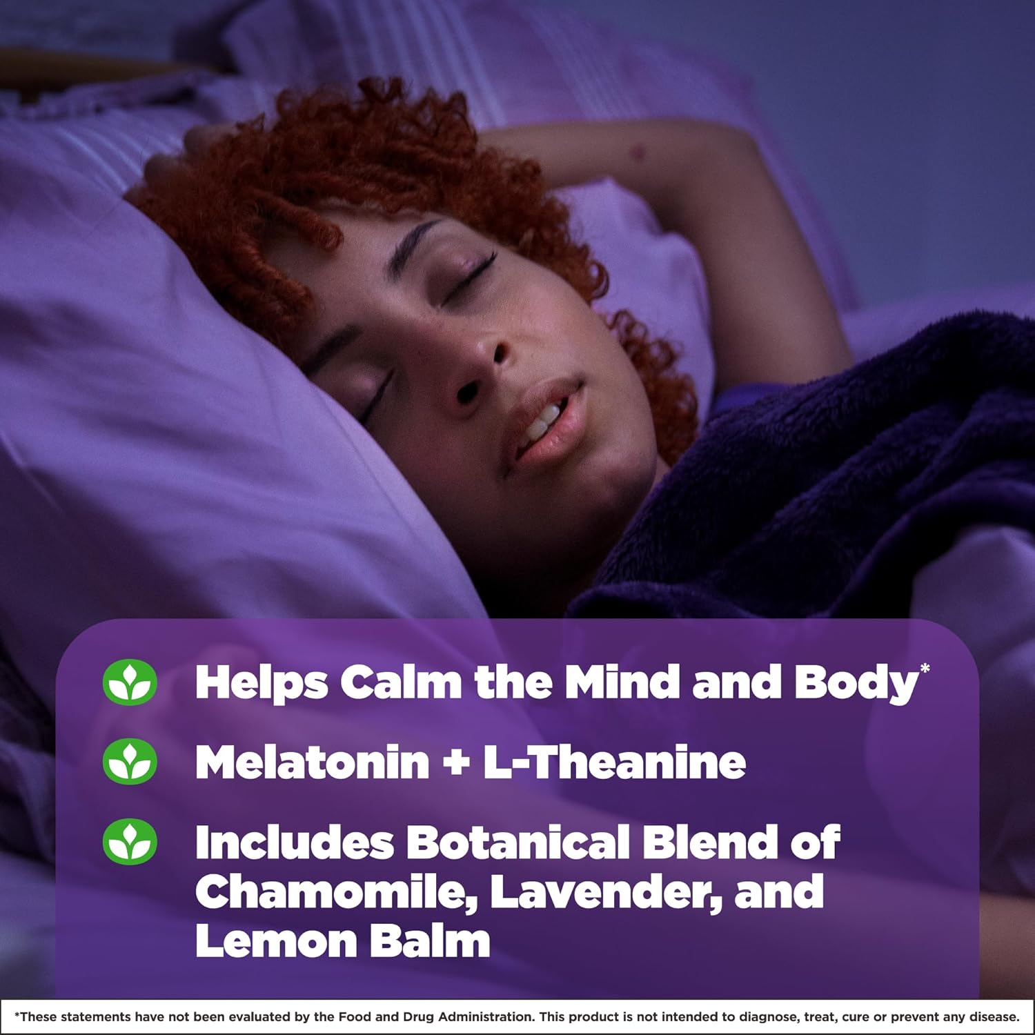 Natrol Sleep+ Calm Melatonin Gummies | Sleep Support & Relaxation | 60 Gummies - Image 4