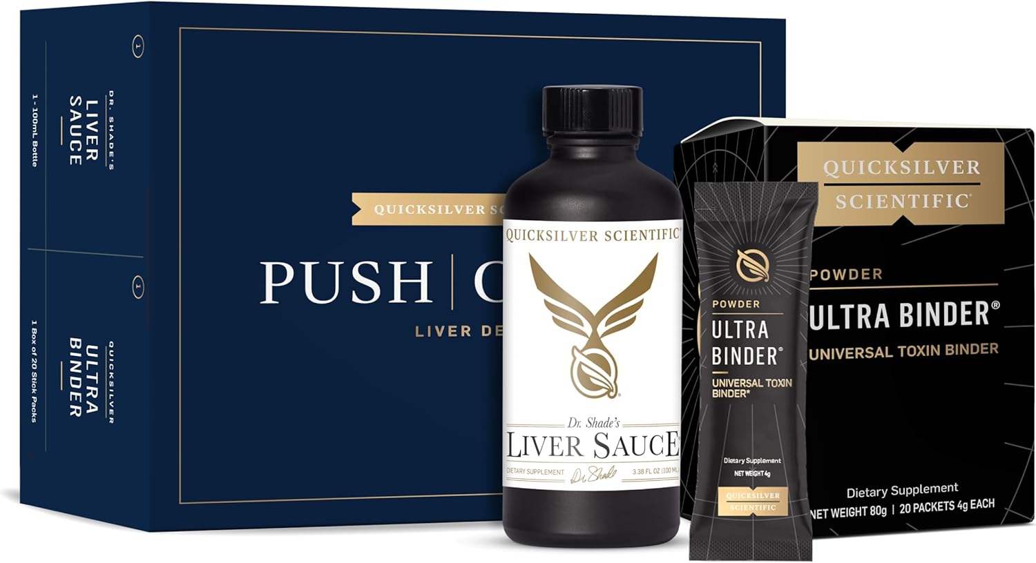 Quicksilver Scientific PushCatch® | Liver & Gut Health System