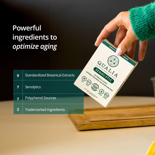 Qualia Senolytic | 2-Day Cellular Rejuvenation Regimen | 12 CAPS - Image 3
