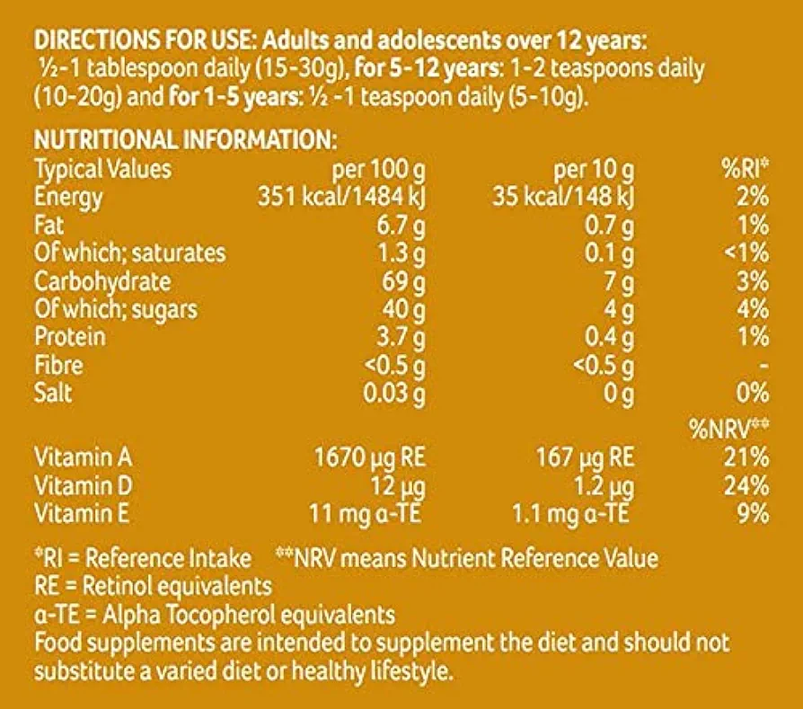 Potter's Malt Extract & Cod Liver Oil | 650g Herbal Supplement - Image 3