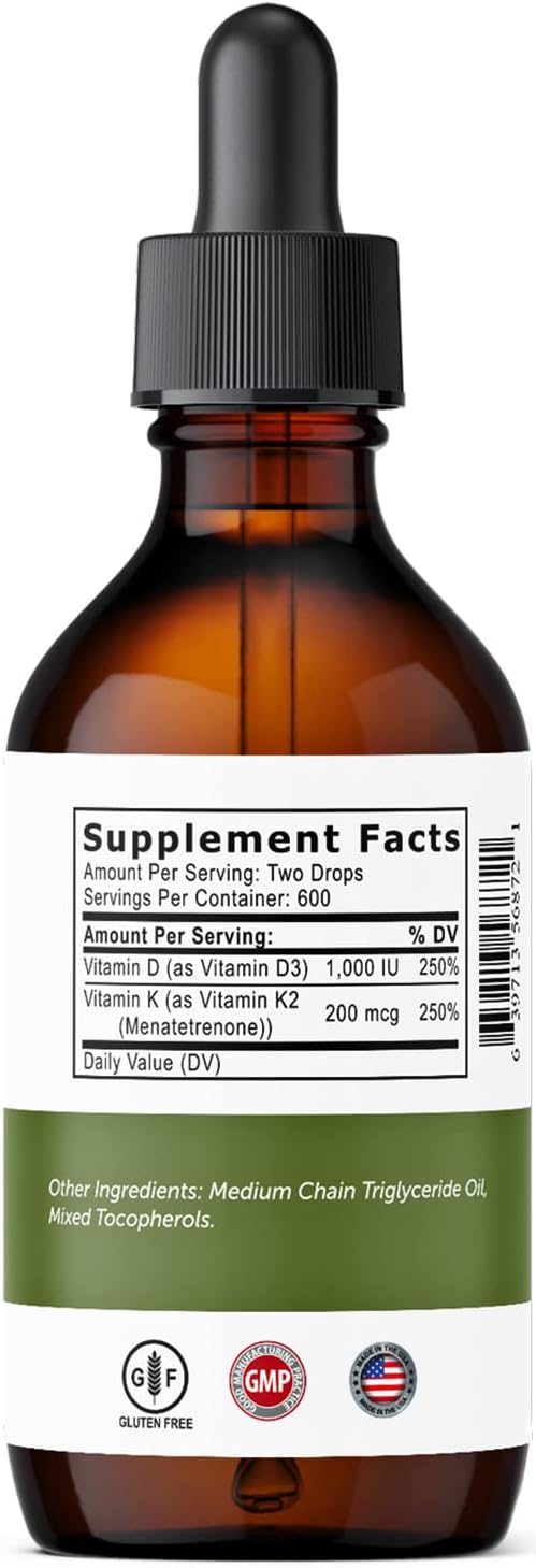 Ultra6 Vitamin D3 and K2 Drops | For Bone & Immune Support |30ml - Image 7