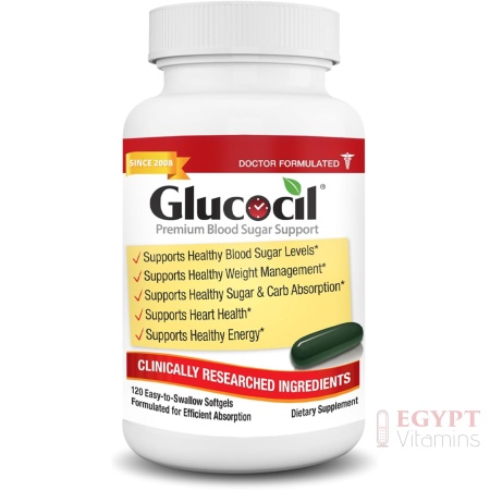 Doctor Formulated Glucocil Softgels – Premium Blood Sugar Support with Berberine & Mulberry Leaf (120 Softgels)