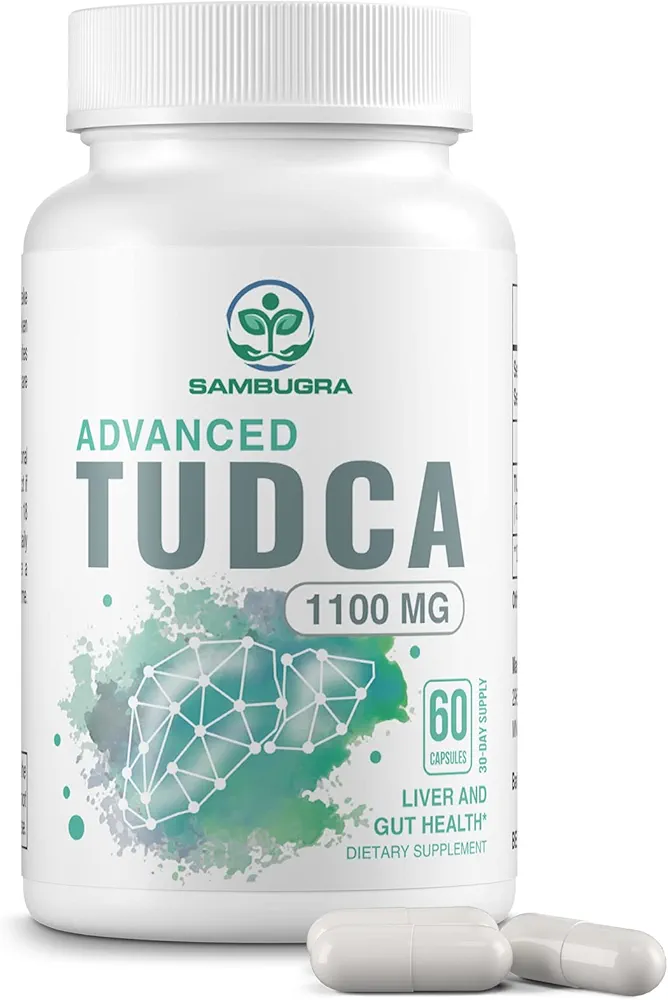 TUDCA Liver Support Supplement | 1100mg | Detox, Cleanse & Repair | 60 Capsules