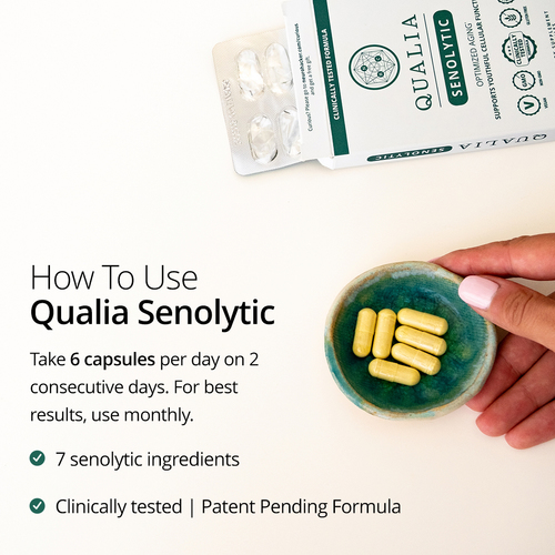 Qualia Senolytic | 2-Day Cellular Rejuvenation Regimen | 12 CAPS - Image 7