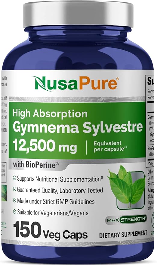 NusaPure , Gymnema Sylvestre 12500 mg |150 Vegan Caps