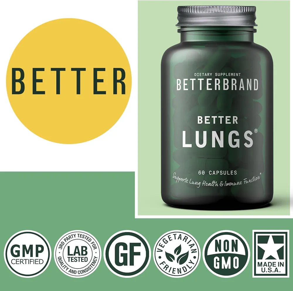 Betterbrand Breathe Well | Respiratory & Immune Support Supplement | 60 Capsules - Image 8