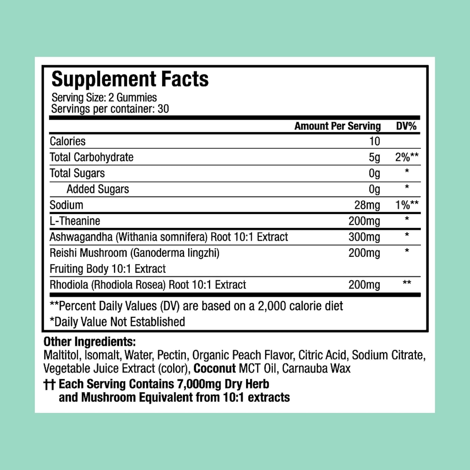 Plant People | WonderCalm Ashwagandha Gummies | 60 Gummies - Image 3