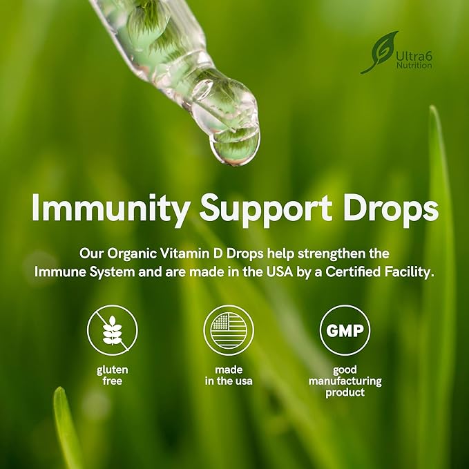 Ultra6 Vitamin D3 and K2 Drops | For Bone & Immune Support |30ml - Image 6
