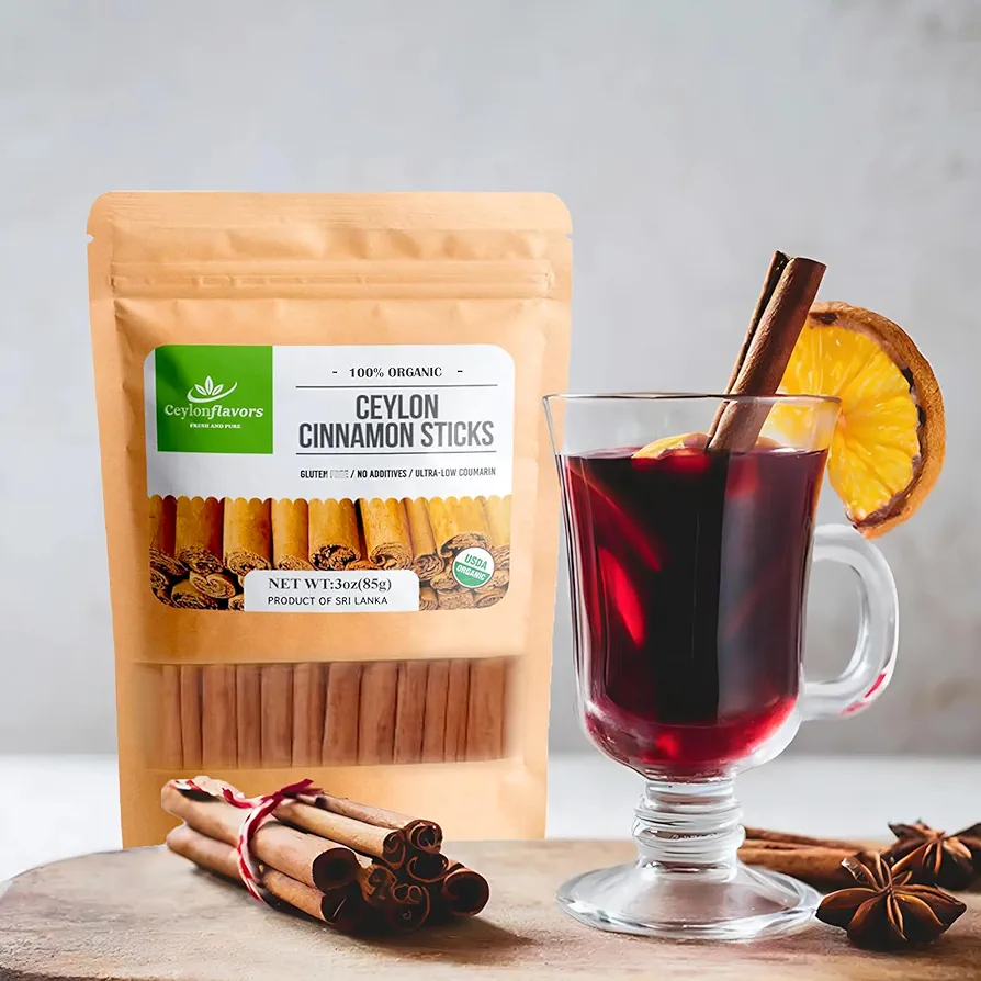 Organic Ceylon Cinnamon Sticks | Fresh & Pure from Sri Lanka | 3 oz - Image 7