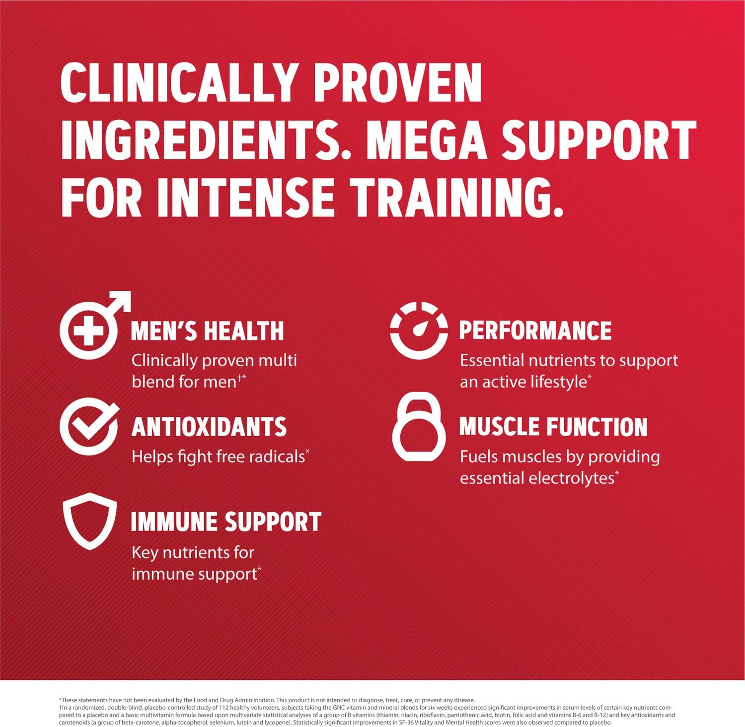GNC Mega Men Sport | Multivitamin for Performance & Muscle Function | 90 Capsules - Image 7