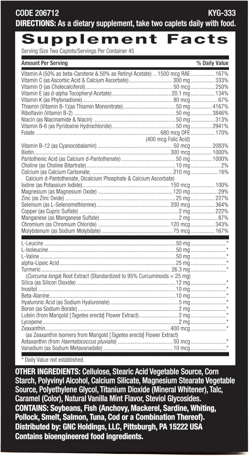 GNC Mega Men Sport | Multivitamin for Performance & Muscle Function | 90 Capsules - Image 3
